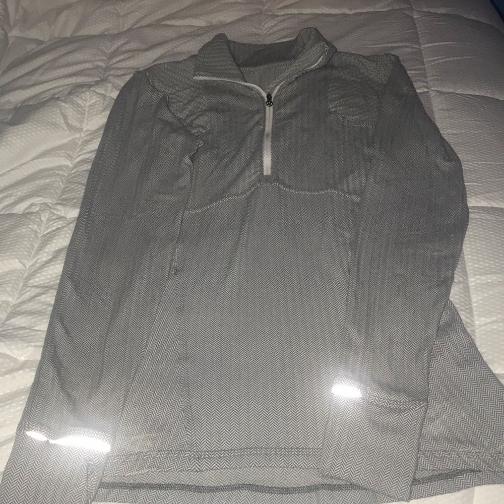 Lululemon grey quarter zip